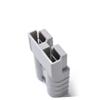 FAVOMOTO 3pcs Power Connector with Protective Cover Double Pole Quick Connect Disconnect for Forklifts and Trailers Polycarbonate and Grey view 2