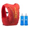 12L High Capacity Hydration Backpack with 2*450ML Soft Flask Lightweight Trail Running Vest for Hiking, Cycling, Climbing, Camping (Orange with 2*450ml Soft Flask, L/XL) view 1