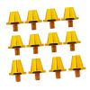 Colaxi 12x Football Boot Spikes, Soccer Anti Slip Screw in Football Cleats Replacement Spikes for Athletic, Sneakers, 11mm 13mm, Gold view 1