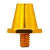 Colaxi 12x Football Boot Spikes, Soccer Anti Slip Screw in Football Cleats Replacement Spikes for Athletic, Sneakers, 11mm 13mm, Gold view 4