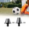 Colaxi 12x Football Boot Spikes, Soccer Anti Slip Screw in Football Cleats Replacement Spikes for Athletic, Sneakers, 11mm 13mm, Grey view 2