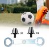 Colaxi 12x Football Boot Spikes, Soccer Anti Slip Screw in Football Cleats Replacement Spikes for Athletic, Sneakers, 11mm 13mm, Grey with Wrench view 2