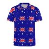 Australia Flag Womens Polo Shirts Short Sleeve Golf Shirts Casual Tennis Shirts for Work Business 4XL view 4