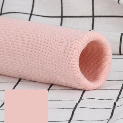 ALBERTAD Stretchy Cotton Knitted Ribbed Elastic Fabric for DIY Clothing Down Jacket Hoodie Making Cuffs On Sleeves Accessories - (Size: 40X7Cm/Color: W)