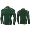 BaMfy compression shirt Men's tight-fitting shirts, long-sleeved sports training shirts, sports running bottoming shirts(A2,X-Large) view 2