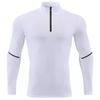 compression shirt Men's tight-fitting shirt top long-sleeved sports bottoming training, high-necked tight-fitting shirt (Color : A5, Size : XX-Large) view 1