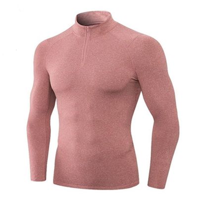 BaMfy compression shirt Men's long sleeved warm and tight fitting shirt, running shirt, sports training shirt(A1,XX-Large)
