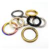 5pcs Metal Spring Gate O Ring Openable Keyring Leather Bag Belt Strap Buckle Dog Chain Snap Clasp Pendant Trigger DIY 9 Color (Color : Brush Antique Brass, Size : Inside 32mm) view 3