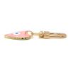 Jasimkiss Evil Eye Keychains Sweat-heart Keychains Protection Charm for Women Men Car Key Ring Bag Purse Accessories (Pink) view 2