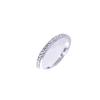 OLELy Simple classic Universal matching grade thin half ring row Diamond ring sweet Instafamous ring view 3