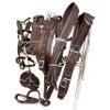 Horse Driving Harness Set in Nylon | 5 Color Options Available | (Cob, Brown) view 2