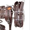 Horse Driving Harness Set in Nylon | 5 Color Options Available | (Cob, Brown) view 4