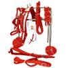 Horse Harness Set for Single Horsecart in Nylon | Red & White Color | (Pony) view 4