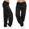 2025 Sweatpants Women Drawstring Elastic Waist Loose Fit Crop Straight Pants Running Workout Casual Trousers view 2