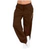 2025 Sweatpants Women Drawstring Elastic Waist Loose Fit Crop Straight Pants Running Workout Casual Trousers view 1