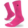 NXTRND 3 Pairs Compression Sports Crew Socks for Men, Cushion Athletic Socks, Basketball, Football and Running (Pink, S/M) view 4