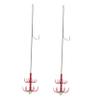 VANZACK 4pcs Double Hook Umbrella Fishing Hooks High Strength for Freshwater Fishing Gear for Rivers Lakes view 1
