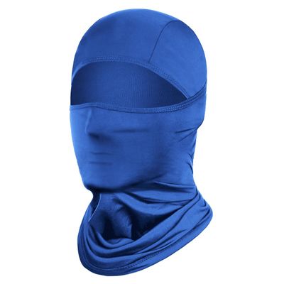 Achiou Ski Mask Balaclava Shiesty, Motorcycle Summer Ice Silk Thin Breathable UV Protection for Men Women Blue