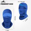 Achiou Ski Mask Balaclava Shiesty, Motorcycle Summer Ice Silk Thin Breathable UV Protection for Men Women Blue view 4