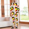 Australian Aboriginal Flag Map Men's Pajama Sets Long Sleeve Sleepwear Button Down Lounge Set Pjs with Pockets M view 2