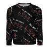All You Need is Love Math Men's Crewneck Sweatshirt Long Sleeve Pullover Sweater Lightweight Shirt Tops 3XL view 4