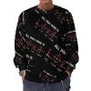 All You Need is Love Math Men's Crewneck Sweatshirt Long Sleeve Pullover Sweater Lightweight Shirt Tops 5XL view 1