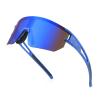 WANWAN Men Women Cycling Sunglasses, 80s Sport Baseball Mirrored Sun Glasses for Youth Adults Running Softball view 1