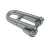 DBMIMPORTERS 1/4" Marine Halyard Shackle Captive Pin Cross Bar 750 Lb WLL, Stainless Steel view 1