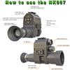 IUPPA Digital Night Vision Scope Monocular 1080P 100-200M Travel Infrared Camcorder Support Photo Video Recording Mulle Language for Outdoor Camping Huntings Night Observation Boating view 3