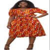 SHENBOLEN Women African Print Skirts Ankara Floral Top Set 2 Piece(Medium,D) view 1