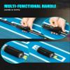MYBOAT 11'34"6" Extra Wide Inflatable Paddle Board with Kayak Seat, Stand Up Paddle Board, Sup Board with Double Blade Paddle, 10L Waterproof Bag, 16 D-Rings, 3 Removable Fins, Camera Mount view 3