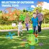 CPSYUB Outdoor Stomp Flying Disc Launcher Toys for Kids Ages 3 4 5 6 7 8 9 10, Elephant Butterfly Catching Game, Outside Yard Activities Chasing Toy, Outdoor Birthday for 3-8 Year Old Boys Girls view 3