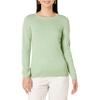 Amazon Essentials Women's Long-Sleeve Lightweight Crewneck Sweater (Available in Plus Size), Light Jade Green, Medium view 1