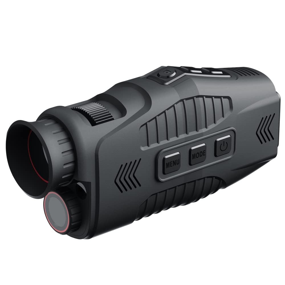 IUPPA 1080P Portable Monocular Infrared Night-Visions Device Day Night Use Photo Video Taking 5X Digital Zoom 300M Full Dark Viewing Distance for Outdoor Hunt Boating Journey