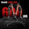 LSKSSNG Weight Bench Press, Adjustable Workout Benches for Dumbbell Exercise, 600LBS Foldable Strength Training Benches for Full Body Workout, Multi-Purpose Incline Decline Workout Bench for Home Gym view 4