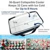 Picnic at Ascot Personalized Monogrammed 64 Can Capacity Semi Rigid Collapsible Leakproof Cooler- Designed & Quality Approved in The US view 4