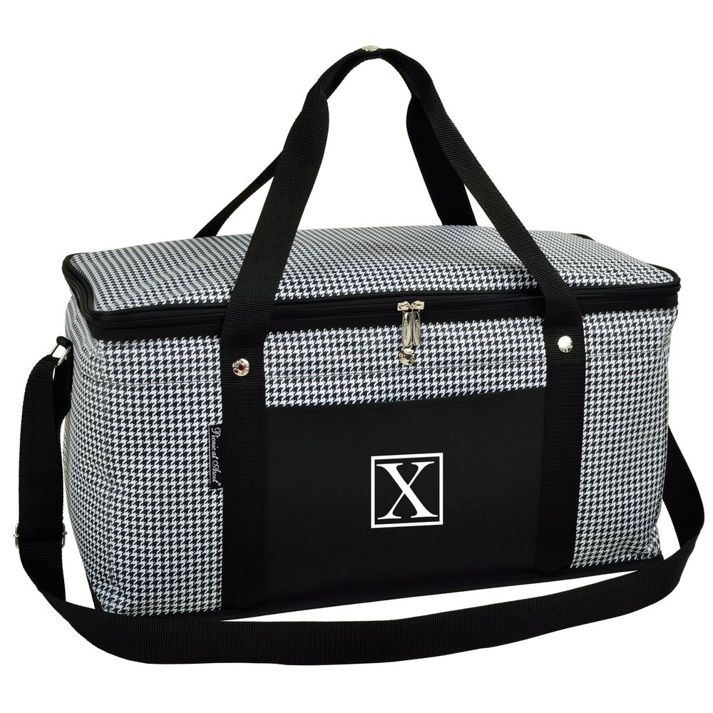 Picnic at Ascot Personalized Monogrammed 64 Can Capacity Semi Rigid Collapsible Leakproof Cooler- Designed & Quality Approved in The US