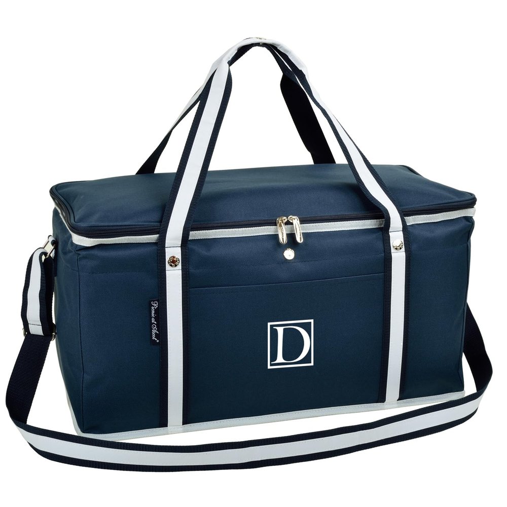 Picnic at Ascot Personalized Monogrammed 64 Can Capacity Semi Rigid Collapsible Leakproof Cooler- Designed & Quality Approved in The US