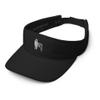 Australian Shepherd Visor, Aussie mom dad hat, Embroidered Unisex Visor hat, Aussie Gifts, Design 2. Black view 3