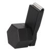 Syrisora Mini Portable Magnetic Pool Cue Chalk Case, Hexagonal Black Billiard Cue Chalk Box, Chalk Holder for Billiard Cue view 2