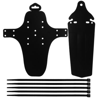 VOSAREA 1set Sturdy Bike Mudguards for Mountain Biking Easy to Install Cycling Accessories Fit for All Bike Types Prevents Splashes and Mud