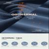 ODODOS ODTHERMAL Women's Fleece Lined Full Length Yoga Pants with Pockets - 28" High Waisted Warm Workout Leggings, Ink Blue, X-Large view 3