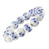 ECYC Ltd Beaded Bracelets for Women and Men, Blue and White Porcelain Bead Chinese Style Ceramic Beaded Bracelets Round Beads Stretch Bracelet Unisex view 1