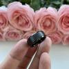 8 mm Men Women Black Tungsten Carbide Wedding Band Rings Brushed Finish Beveled Edges Comfort Fit view 3