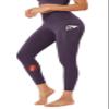 ODODOS ODTHERMAL Women's Fleece Lined 7/8 Length Yoga Pants with Pockets - 25" High Waisted Warm Workout Leggings, Dark Purple, Medium view 1