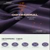 ODODOS ODTHERMAL Women's Fleece Lined 7/8 Length Yoga Pants with Pockets - 25" High Waisted Warm Workout Leggings, Dark Purple, Medium view 3