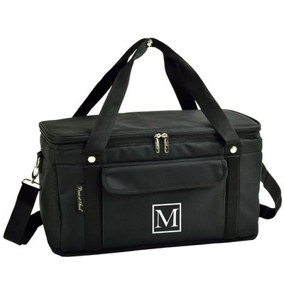 Picnic at Ascot Personalized Monogrammed 42 Can Capacity Semi Rigid Collapsible Leakproof Cooler- Designed & Quality Approved in The USA
