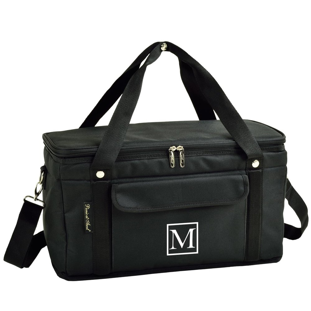Picnic at Ascot Personalized Monogrammed 42 Can Capacity Semi Rigid Collapsible Leakproof Cooler- Designed & Quality Approved in The USA