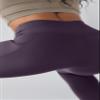 ODODOS ODTHERMAL Women's Fleece Lined Full Length Yoga Pants with Pockets - 28" High Waisted Warm Workout Leggings, Dark Purple, X-Large view 2