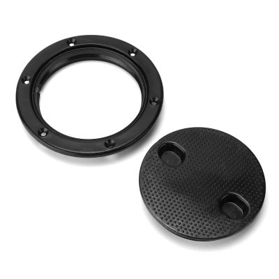 4in Round Deck Plate Access Inspection Hatch UV Resistant Cover for Marine Yacht Fishing Boat RV